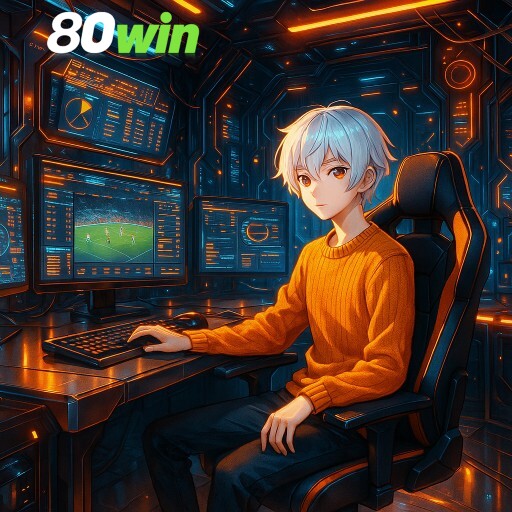 Imagem promocional da 80WIN apresentando a plataforma e seus recursos